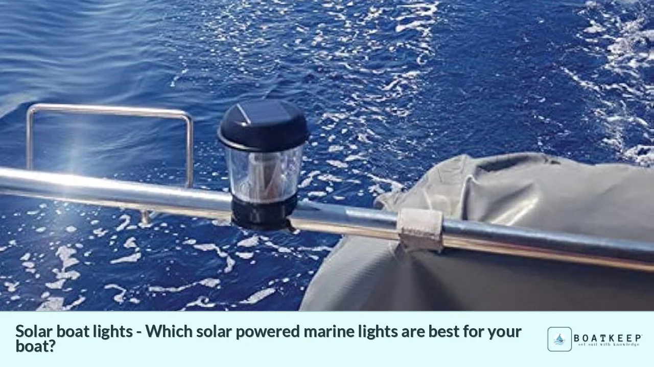 Solar boat lights – Which solar powered marine lights are best for your boat?